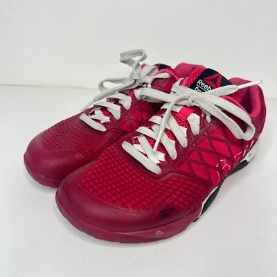 CrossFit Reebok CF 74 Nano Womens Size 6 Gym Fitness Red Workout Shoes M47678 - Image 1 of 4