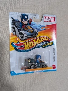 Neu im Karton Hot Wheels Racer Verse Marvel Captain America Fahrzeug Auto Diecast Maßstab 1:64 - Bild 1 von 2