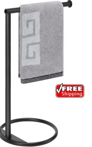 L-förmiger Handtuchhalter Ständer Metall Handtuchhalter für Badezimmer Arbeitsplatte - Bild 1 von 6