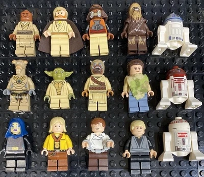 Lego Star Wars Minifigura Raro Lote De 15 En Excelente Estado - Foto 1 de 4