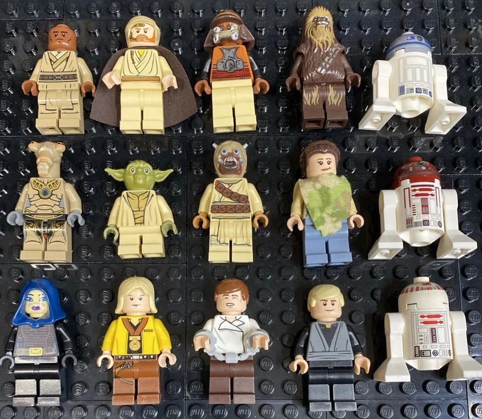 Lego Star Wars minifigura lote raro de 15 em ótimo estado - - Imagem 1 de 4