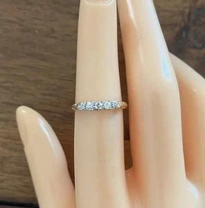 Zigeunerring 18 kt Gelbgold 0,15 kt Diamant UK-Größe K 1/2, 2,2 g - Bild 1 von 8