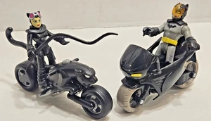 Fisher Price Imaginext DC Super Friends Catwoman Batman Bike Motorcycle - Picture 1 of 9