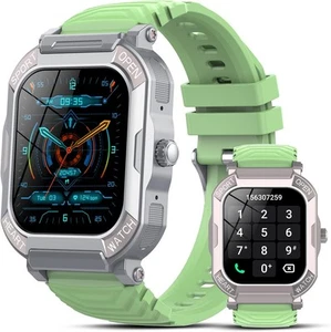 Smart Watch For Men Women, 1.85 Smartwatch Answer/Make Calls, 113 Sports Modes - Picture 1 of 7