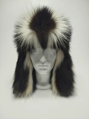 Sombrero trampero de piel de mofeta para hombre.   Talla XL Foto 1 de 4