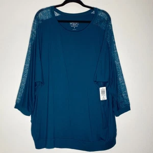 Nuevo Top Dolman Torrid Super Suave Encaje Manga Insertada Para Mujer Talla 3X - Imagen 1 de 8