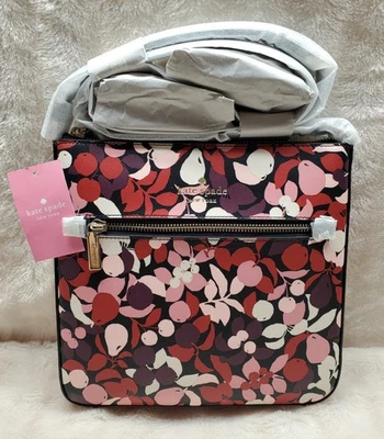 Kate Spade Sadie North South Fruit Foliage Crossbody Purse - Image 1 of 4