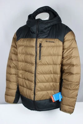 Abrigo Chaqueta con Capucha Columbia Para Hombre Otoño Park Ii Abajo Negro Marrón WS6941 Foto 1 de 4
