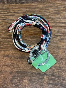 Vera Bradley Retirado Raro VERSALLES LANYARD Llavero Clip Identificación Trabajo Escolar Nuevo con Etiquetas - Imagen 1 de 1