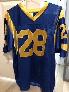 Throwback St. Louis Rams Marshall Faulk 1999 Vintage Jersey