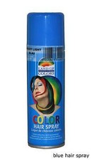 Spray AZZURRO lacca colorata per capelli