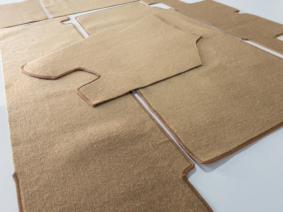 MERCEDES R107 Trunk Carpet kit for 380SL 450SL 500LS 560SL VELOUR 7 pcs PALOMINO Foto 1 de 4