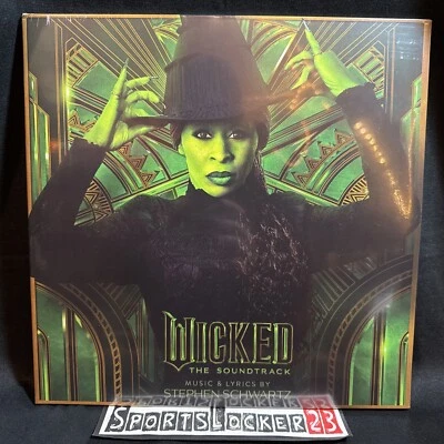 Wicked Soundtrack Elphaba Marbled Green Color Vinyl Record Cynthia Erivo Grande - Image 1 of 4