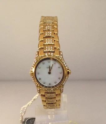 Reloj Ebel 1911 Oro Amarillo Diamante Caja y Pulsera Madreperla Damas ¡Nuevo!! Foto 1 de 4