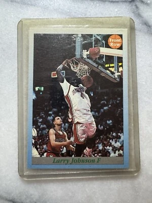 1991-92 Front Row Premier - #81 Larry Johnson (RC) Rookie Card - Image 1 of 2