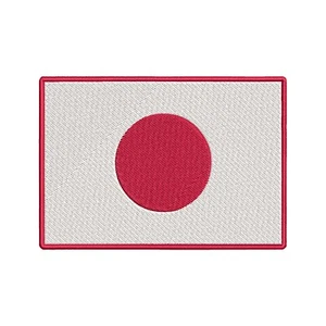 JAPAN FLAG embroidered iron-on PATCH JAPANESE EMBLEM applique Nippon-koku NEW - Picture 1 of 11