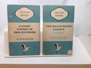 Two Vintage Pelican Books - Magistrates Courts & Short History of English Drama - Picture 1 of 3
