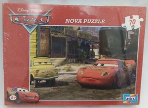 MIKA Puzzle Lightning McQueen und Luigi Disney Cars 70 Teile PIXAR NEU Rennwagen - Picture 1 of 3