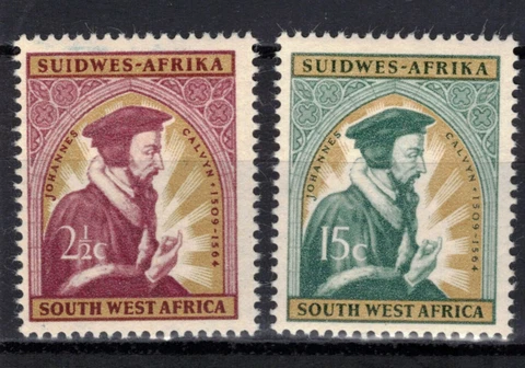 SOUTH WEST AFRICA Scott 298-9 Stanley Gibbons 196-7 Mint Hinged Cover