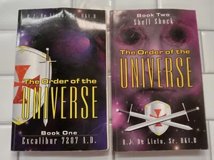 SIGNED The Order of the Universe Books 1 + 2 by R.J. Delieto 2008 Sci-Fi Fantasy - Bild 1 von 7
