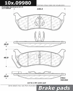 Centric 106.09980 Disc Brake Pad - Picture 1 of 2
