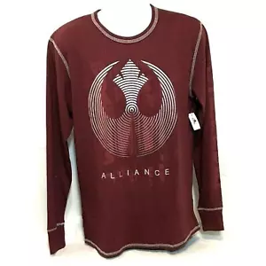 Disney Parks Star Wars Rebel Alliance Long Sleeve Shirt Men's Size M NWT - Picture 1 of 6