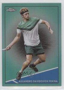 2021 Topps Chrome Aqua Refractor /150 Alejandro Davidovich Fokina #15 Rookie RC
