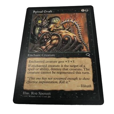 Magic The Gathering Spinal Graft Enchant Creature Tempest Common - Image 1 of 4