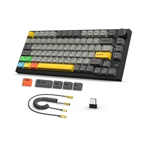 AJAZZ AK820 Pro Wireless Mechanical Gaming Keyboard Hot Swappable TFT Display - Picture 1 of 30