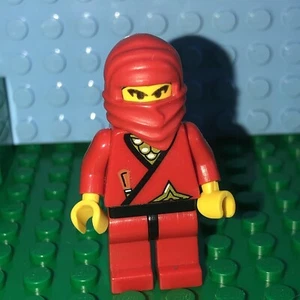 Lego Minifigura Ninja Rojo Clásico De Colección Años 90 Ninjago Oficial - Imagen 1 de 5