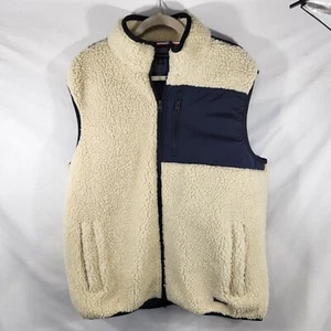 Tommy Hilfiger Men's Midnight Navy Sherpa Fleece Lined Full Zip Vest Size XL - Picture 1 of 7
