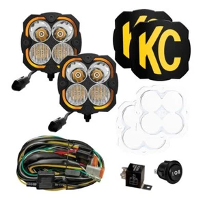 KC HiLiTES 289 FLEX ERA 4 2-Light Master Kit - 7,912 Lumen LED Off-Road Lights - Picture 1 of 9