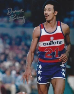 Signed  8x10 DAVE BING HOF Washington Bullets  Autographed Photo w/COA - Picture 1 of 1