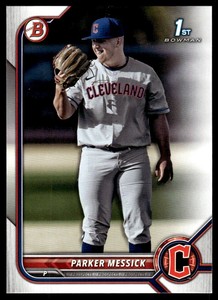 2022 Bowman Draft Parker Messick 1st Bowman - BD-71 - Cleveland Guardians