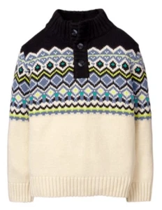 Gymboree Boys Galactic Winter Nwt Fair Isle Sweater 2t - Picture 1 of 1