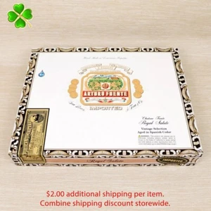 Arturo Fuente Royal Salute Empty Wood Cigar Box 10.75" x 8.5" x 1.5" - Picture 1 of 12