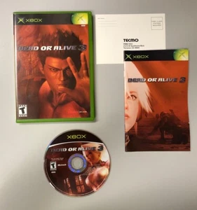Dead or Alive 3 (Original Xbox) CIB Complete w/ Manual *PRISTINE CONDITION* - Picture 1 of 4