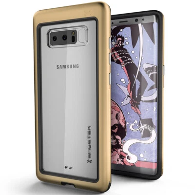 Ghostek Atomic Delgado Resistente Estuche para Samsung Galaxy Note 8 - Dorado Foto 1 de 4