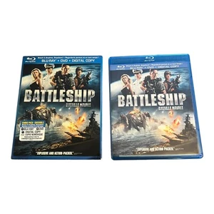 Battleship (Blu-ray + DVD, 2012, W/ Slipcover) VG+ Condition Battle Ship TESTED - Picture 1 of 4