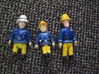 3X Fireman Sam Toy Plastic Action Figures