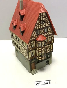 Kibri 7082 pista N, casa de entramado de madera de Marktplatz Miltenberg, escala 1:160, RARO - Imagen 1 de 6