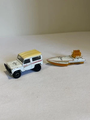 Matchbox Superfast Bacardi Land Rover and Seafire Boat - Image 1 of 4