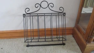 Black Metal Paper Towel Holder EXC Free Shipping - Picture 1 of 7