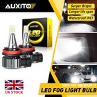 2PCS AUXITO H8 H11 H9 Fog Light Super Bright LED Driving Bulb White 6000K 1800LM
