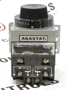 Agastat 7012AF Time Delay Relay 7000 Series 2PDT 110/120VAC 1-10 Min - Picture 1 of 4