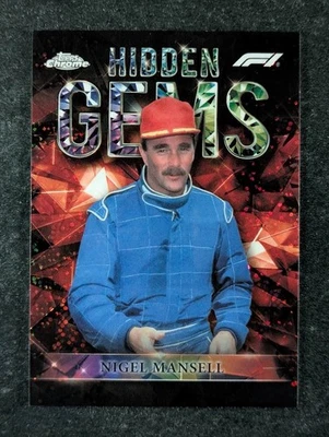 2023 Topps Chrome Formula 1 NIGEL MANSELL Hidden Gems SSP #HG-NM - Image 1 of 3