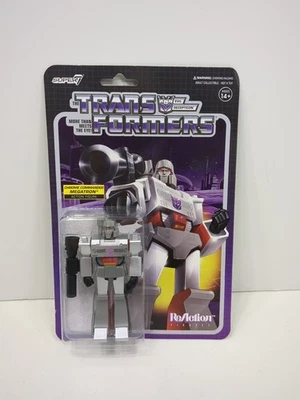 Figuras de reacción Super7 2020 - Transformers: Megatron Chrome Commander nuevo/sellado Foto 1 de 4