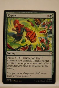 Magic: Spiderman: Kapow #0103 X4 - Picture 1 of 2