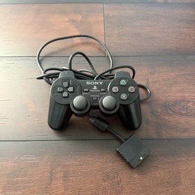 PS2 Sony PlayStation 2 OEM DualShock 2 SCPH-10010 (A) Black Tested