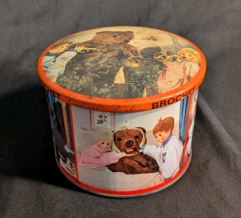 Boite de Bonbons Brochet, Bonne Nuit les Petits Nounours Nicolas Pimprenelle ORT - Photo 1/4